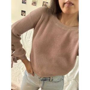 Moon & Madison Dusty Pink Knit Sweater